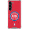 NBA Detroit Pistons Distressed Galaxy S23 Clear Case