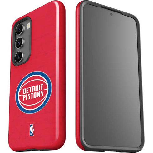 NBA Detroit Pistons Distressed Galaxy S23 Plus Pro Case