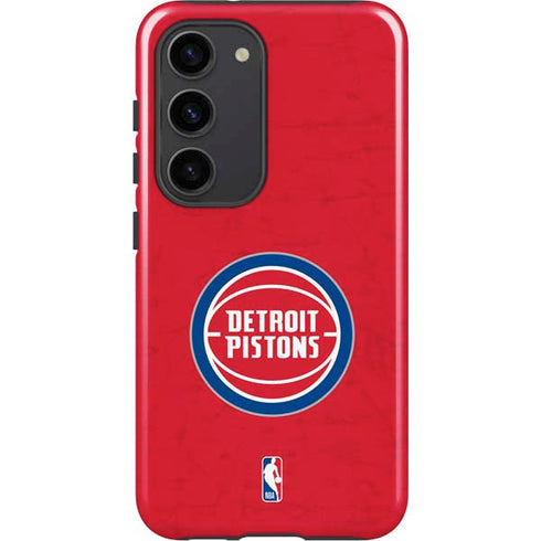 NBA Detroit Pistons Distressed Galaxy S23 Pro Case