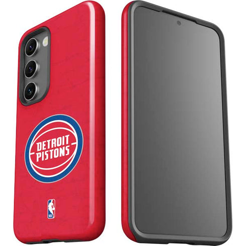 NBA Detroit Pistons Distressed Galaxy S23 Pro Case