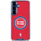 NBA Detroit Pistons Distressed Galaxy S25 Clear Case
