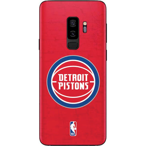 NBA Detroit Pistons Distressed Galaxy S9 Plus Skin