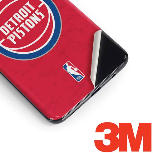 NBA Detroit Pistons Distressed Galaxy S9 Skin
