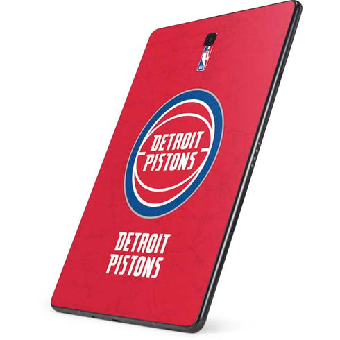 NBA Detroit Pistons Distressed Samsung Galaxy Tab Skin
