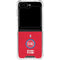 NBA Detroit Pistons Distressed Galaxy Z Flip6 Clear Case
