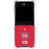NBA Detroit Pistons Distressed Galaxy Z Flip6 Clear Case
