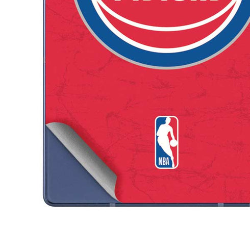 NBA Detroit Pistons Distressed Galaxy Z Fold6 Skin