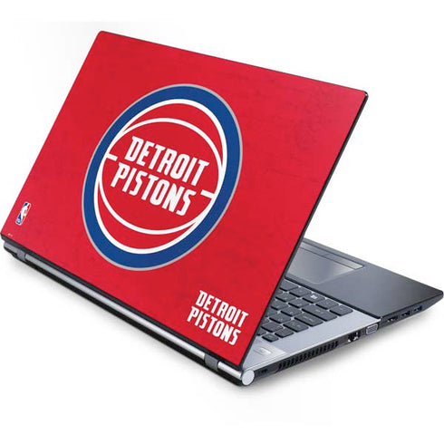 NBA Detroit Pistons Distressed Generic Laptop Skin