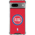 NBA Detroit Pistons Distressed Google Pixel 8a Clear Case