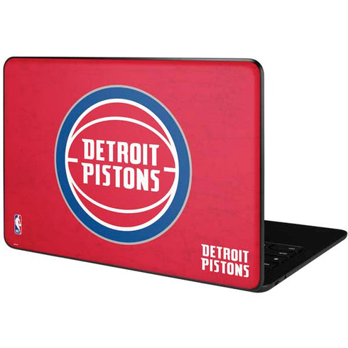 NBA Detroit Pistons Distressed Google Pixelbook Go Skin