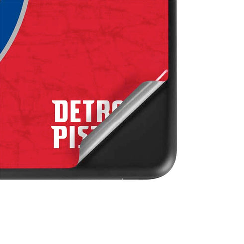 NBA Detroit Pistons Distressed Google Pixelbook Go Skin