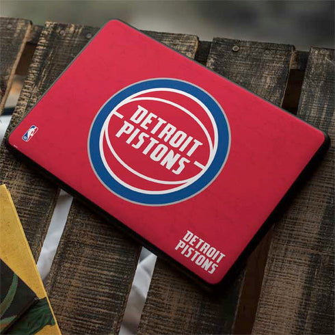 NBA Detroit Pistons Distressed Google Pixelbook Go Skin