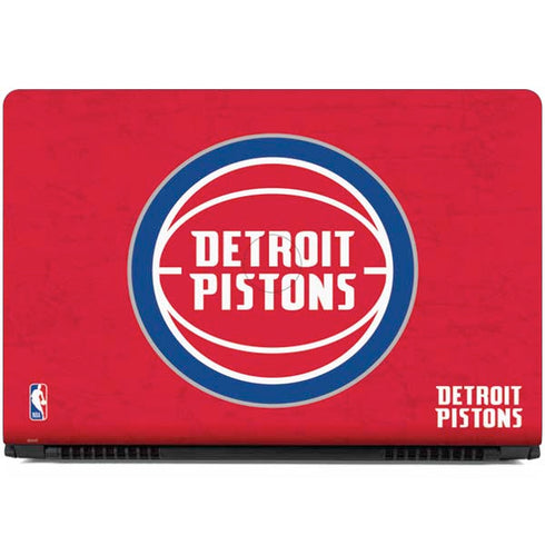 NBA Detroit Pistons Distressed Dell Inspiron Skin