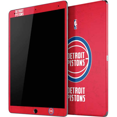 NBA Detroit Pistons Distressed iPad Skins
