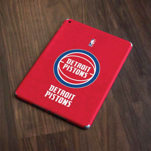 NBA Detroit Pistons Distressed Apple iPad Skin
