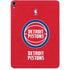 NBA Detroit Pistons Distressed Apple iPad Pro Skin