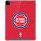 NBA Detroit Pistons Distressed iPad Pro 12.9in (2020) Clear Case