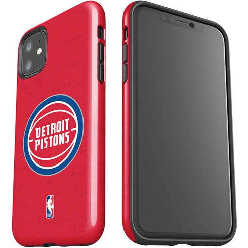 NBA Detroit Pistons Distressed iPhone 11 Impact Case