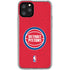 NBA Detroit Pistons Distressed iPhone 11 Pro Clear Case