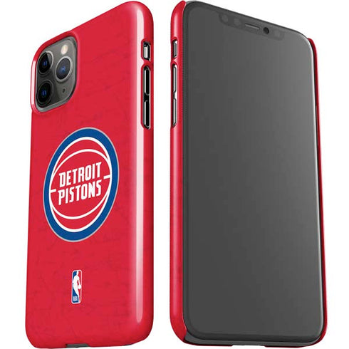 NBA Detroit Pistons Distressed iPhone 11 Pro Lite Case