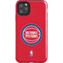 NBA Detroit Pistons Distressed iPhone 11 Pro Max Impact Case