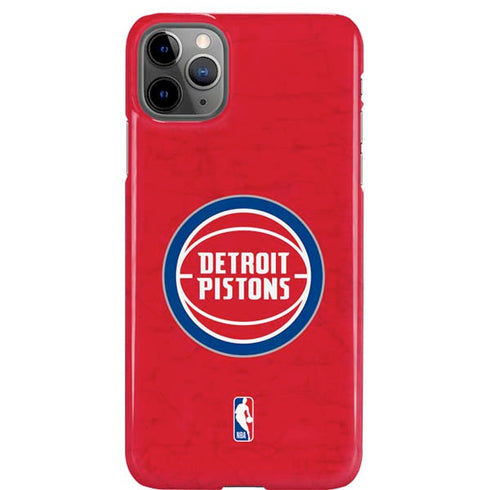 NBA Detroit Pistons Distressed iPhone 11 Pro Max Lite Case