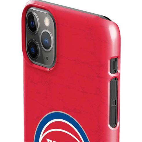 NBA Detroit Pistons Distressed iPhone 11 Pro Max Lite Case