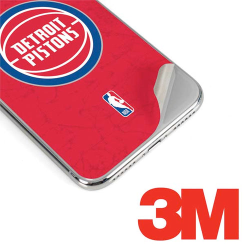 NBA Detroit Pistons Distressed iPhone 11 Pro Max Skin