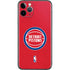 NBA Detroit Pistons Distressed iPhone 11 Pro Skin