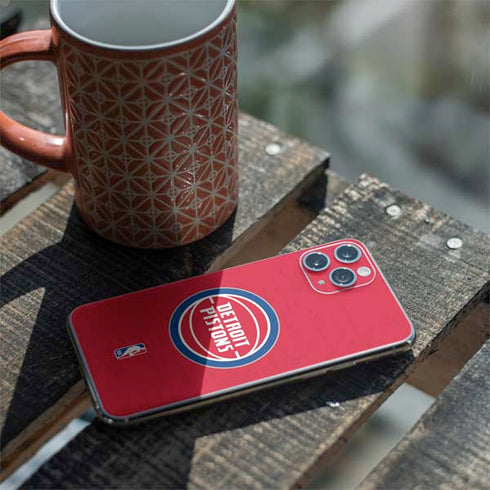 NBA Detroit Pistons Distressed iPhone 11 Pro Skin