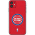 NBA Detroit Pistons Distressed iPhone 11 Skin