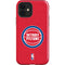 NBA Detroit Pistons Distressed iPhone 12 Impact Case