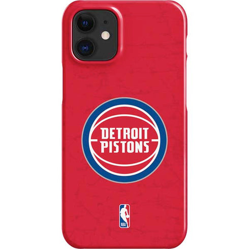 NBA Detroit Pistons Distressed iPhone 12 Mini Lite Case
