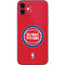 NBA Detroit Pistons Distressed iPhone 12 Mini Skin