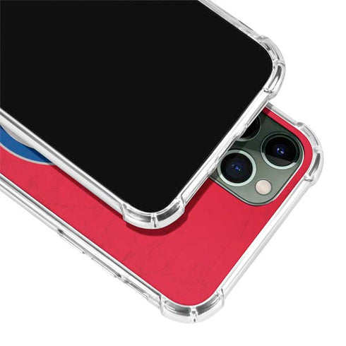 NBA Detroit Pistons Distressed iPhone 12 Pro Clear Case