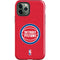NBA Detroit Pistons Distressed iPhone 12 Pro Impact Case