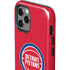 NBA Detroit Pistons Distressed iPhone 12 Pro Impact Case