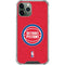 NBA Detroit Pistons Distressed iPhone 12 Pro Max Clear Case