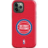 NBA Detroit Pistons Distressed iPhone 12 Pro Max Impact Case