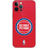NBA Detroit Pistons Distressed iPhone 12 Pro Max Skin