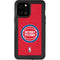NBA Detroit Pistons Distressed iPhone 12 Pro Max Waterproof Case