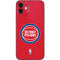 NBA Detroit Pistons Distressed iPhone 12 Skin