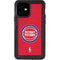 NBA Detroit Pistons Distressed iPhone 12 Waterproof Case