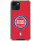 NBA Detroit Pistons Distressed iPhone 13 Mini Clear Case