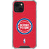 NBA Detroit Pistons Distressed iPhone 13 Mini Clear Case