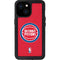 NBA Detroit Pistons Distressed iPhone 13 Mini Waterproof Case