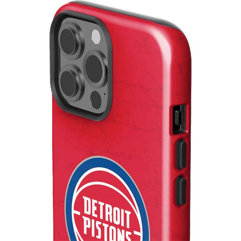 NBA Detroit Pistons Distressed iPhone 13 Pro Max Impact Case