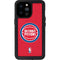 NBA Detroit Pistons Distressed iPhone 14 Pro Max Waterproof Case