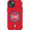 NBA Detroit Pistons Distressed iPhone 15 Plus Impact Case