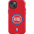 NBA Detroit Pistons Distressed iPhone 15 Plus Impact Case